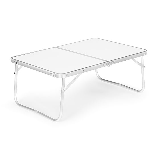 Masa mică de picnic pliabilă pentru turiști 60x40 cm albă MultiGarden