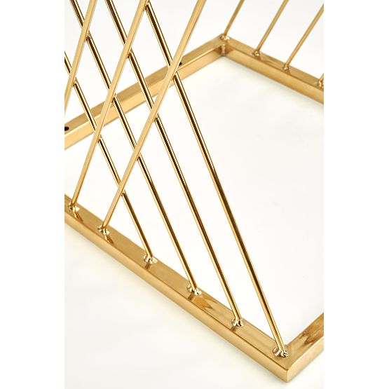 Măsuță NANCY aurie / transparentă