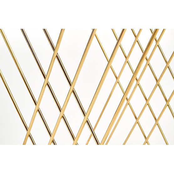 Măsuță NANCY aurie / transparentă