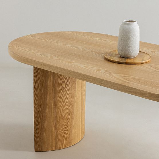 Masă ovală de dining Portofino, frasin