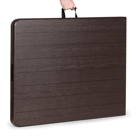 Masă pliabilă de catering pentru grădină 180 cm maro ModernHome