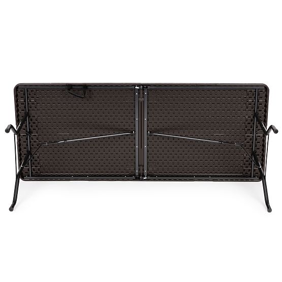 Masă pliabilă de catering pentru grădină 180 cm maro ModernHome