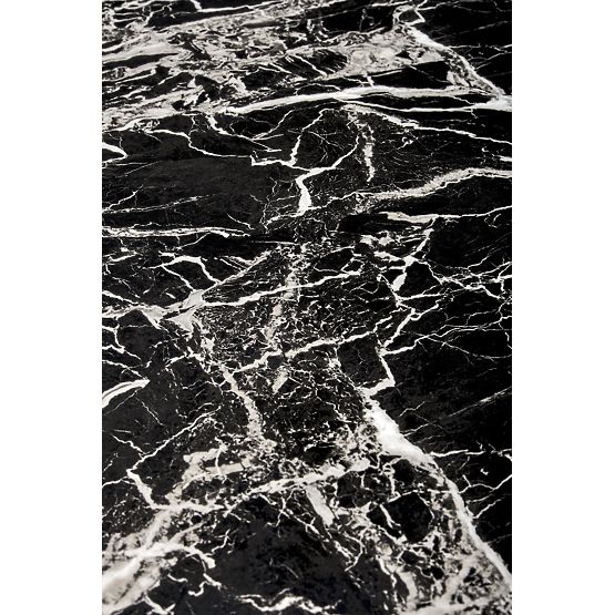 Masa RAYMOND 2, blat - marmură neagră, picioare - aurii (2p=1buc)