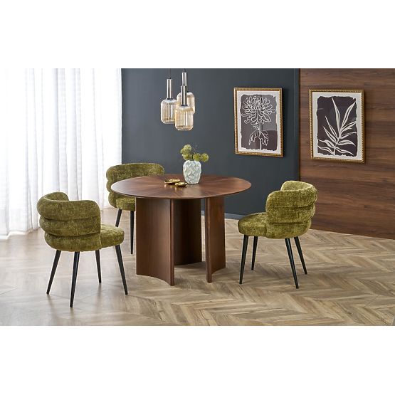 Masă rotundă CALDO, nuc (2p=1buc)