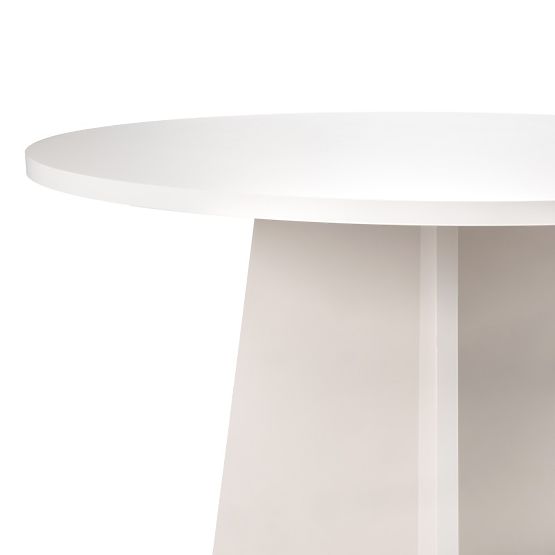 Masă rotundă de dining Merlo 100 cm, cașmir