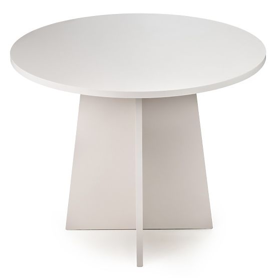 Masă rotundă de dining Merlo 100 cm, cașmir