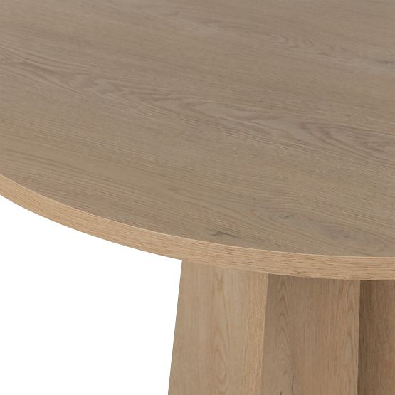 Masă rotundă de dining Merlo 100 cm, Stejar Cremona Torro