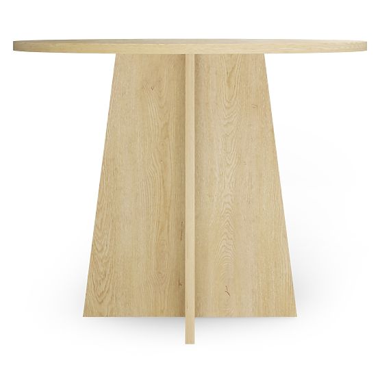 Masă rotundă de dining Merlo 100 cm, Stejar Cremona Torro