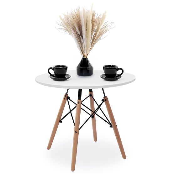 Masă rotundă PARIS DTW 60 cm albă