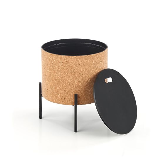 Masă SASHA natural/negru (1p=1buc)