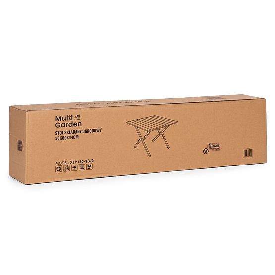 Masă turistică pliabilă 90x60 cm camping cu geantă MultiGarden