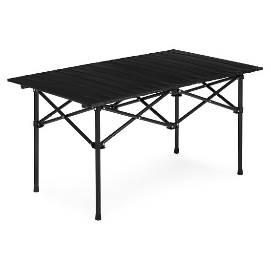Masă turistică pliabilă 95x55 cm camping cu geantă neagră MultiGarden