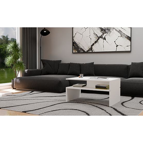 Măsuță de cafea Boston BOSTON ALBĂ