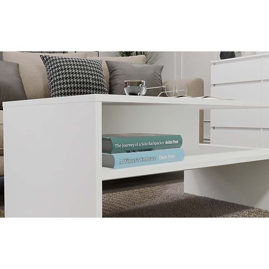 Măsuță de cafea Boston BOSTON ALBĂ