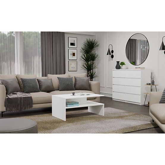 Măsuță de cafea Boston BOSTON ALBĂ