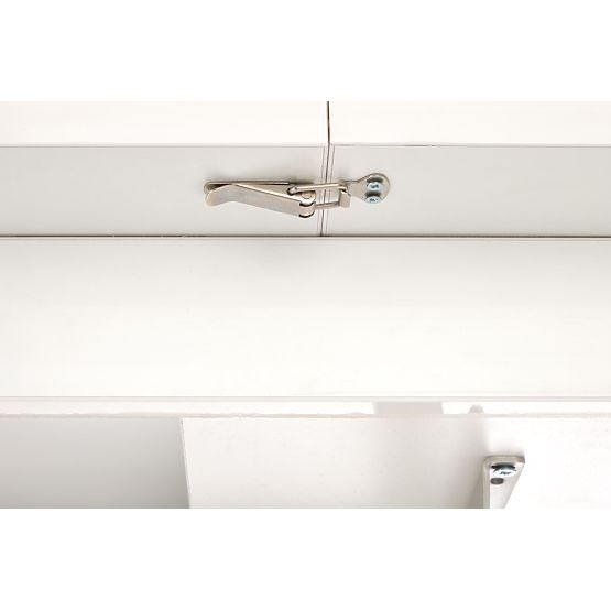 Măsuță de cafea BUSETTI blat: alb mat, picioare: alb mat (2p=1buc)