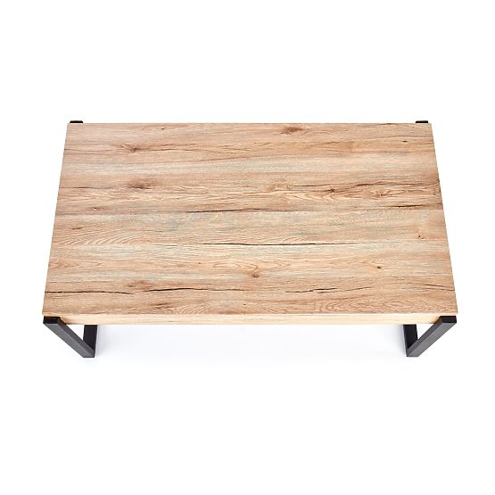 Măsuță de cafea CAPRI stejar san remo / negru (1p=1buc)