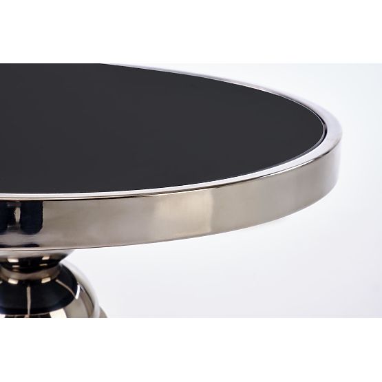 Măsuță de cafea CARLA, negru / argintiu (1p=1buc)