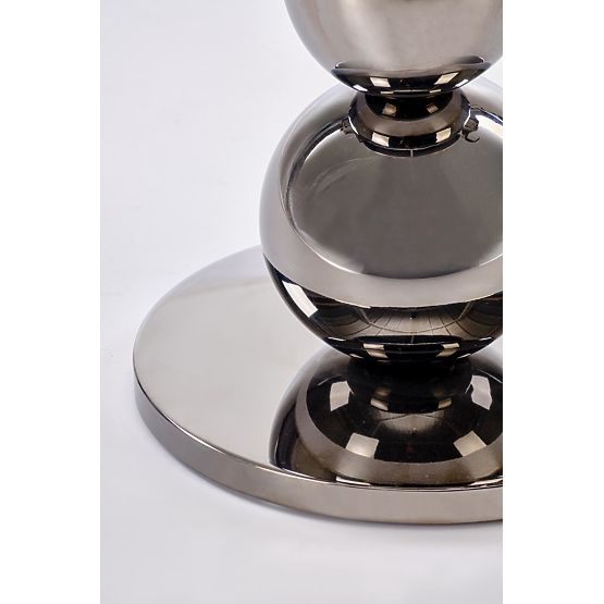 Măsuță de cafea CARLA, negru / argintiu (1p=1buc)