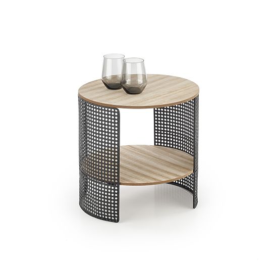 Măsuță de cafea TRAFICA natural/negru