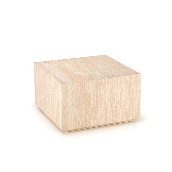 Măsuță de cafea TRAVERTINO KWADRAT, travertin (1p=1buc)