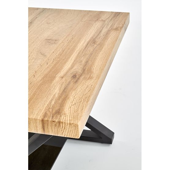 Măsuță de cafea XENA KWADRAT negru / natural (2p=1buc)