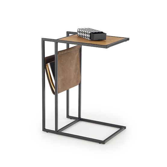 Măsuță de conferință COMPACT stejar auriu/negru (1p=1buc)