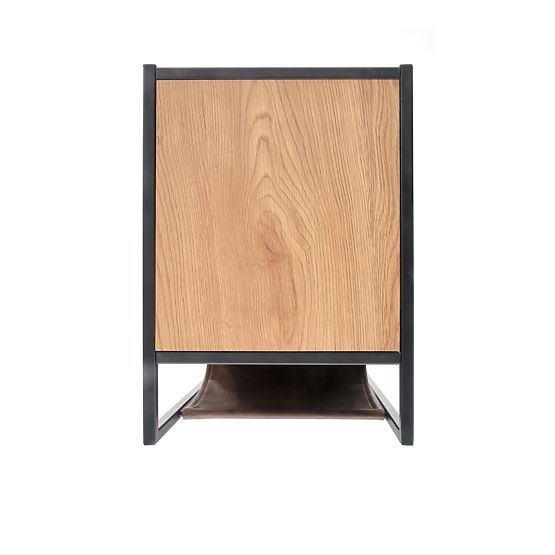 Măsuță de conferință COMPACT stejar auriu/negru (1p=1buc)