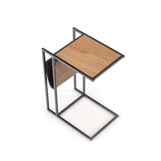 Măsuță de conferință COMPACT stejar auriu/negru (1p=1buc)