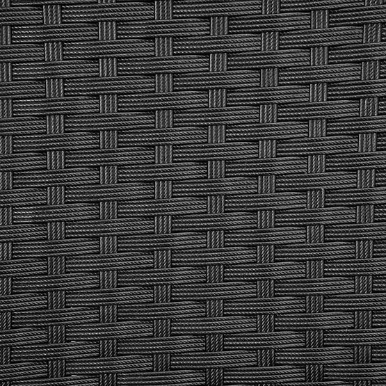 Mobilier de grădină din tehnoratan set 4 în 1 MAGNOLIA negru cu perne bej