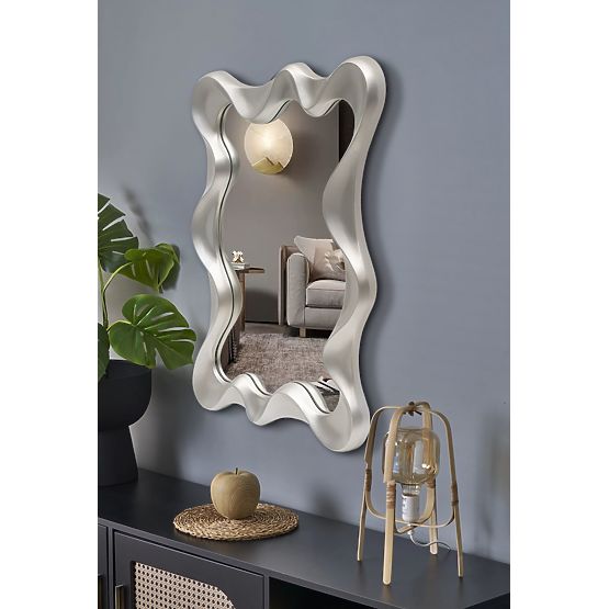 Oglindă de perete DECO, argintiu antic (1p=1buc)