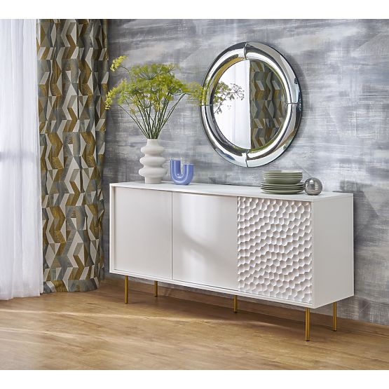 Oglindă de perete MOON, argintie (1p=1buc)