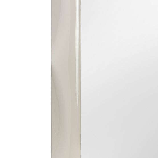 Oglindă dreptunghiulară Noelle 180x80 cm, bej deschis, lucioasă