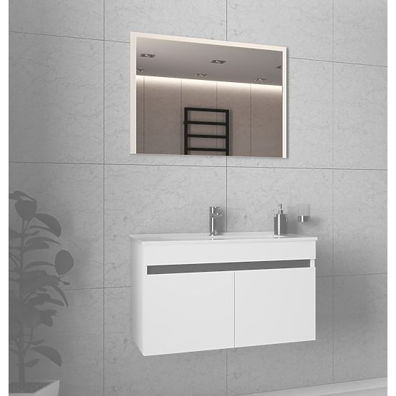 Oglindă FIGARO 80 cm alb