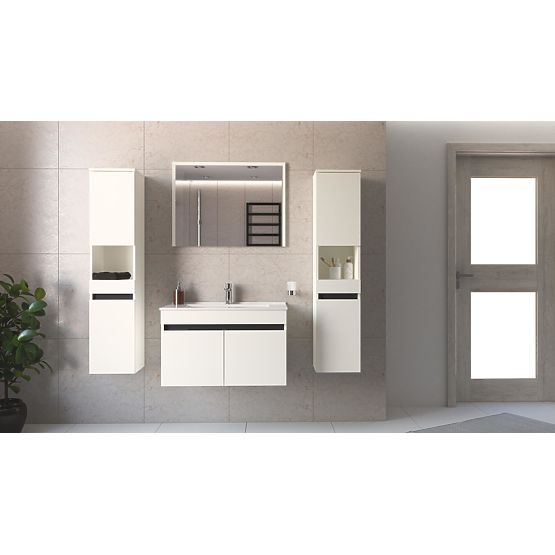 Oglindă FIGARO 80 cm alb