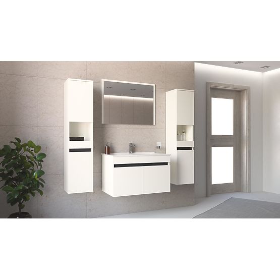 Oglindă FIGARO 80 cm alb