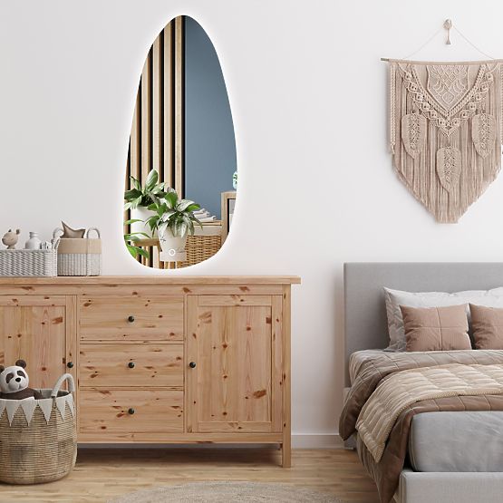 OGLINDĂ LED DE PERETE 120x55cm YH-3359