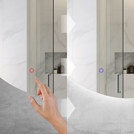 OGLINDĂ LED DE PERETE 120x55cm YH-3359