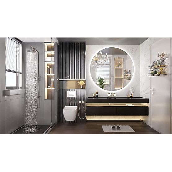 OGLINDĂ LED DE PERETE 50cm HZJ050