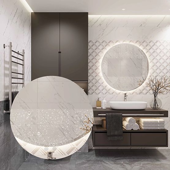 OGLINDĂ LED DE PERETE 60cm HZJ060