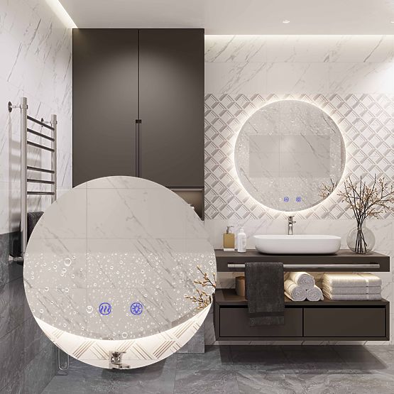 OGLINDĂ LED DE PERETE 70cm HZJ070