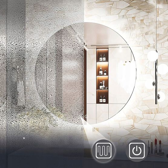 OGLINDĂ LED DE PERETE 80cm HZJ080