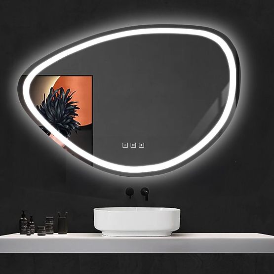OGLINDĂ LED DE PERETE CU FUNCȚIE BLUETOOTH 70x100cm FOG