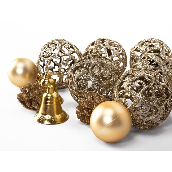 ORNAMENTE DE CRĂCIUN MIX 101 BUC 311437