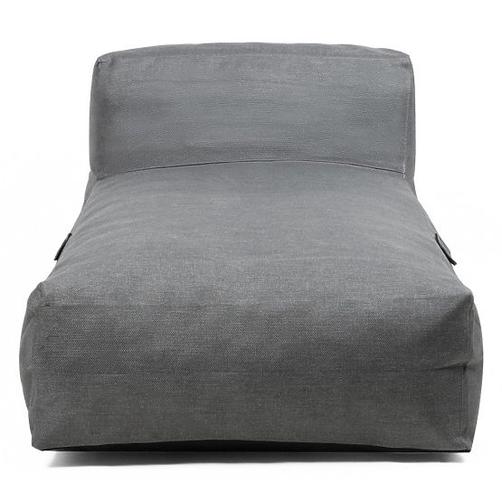 Otoman pentru setul de colț de grădină Vacuum cu husă, gri