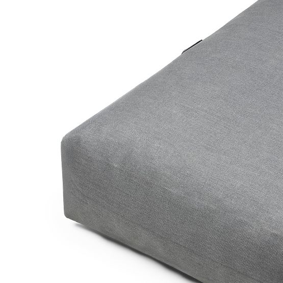 Otoman pentru setul de colț de grădină Vacuum cu husă, gri