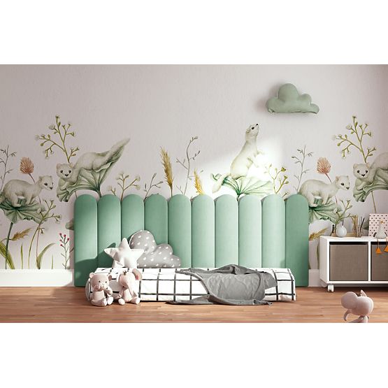 Panou tapițat Arc - mentă