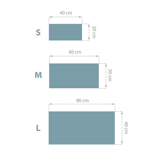 Panou tapițat Klasik - azuriu