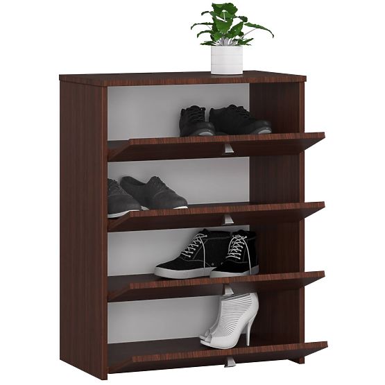 Pantofar RUBIN 4 uși rabatabile 66 cm - wenge