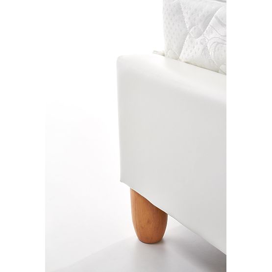 Pat tapitat 160x200 SANDY - gri deschis